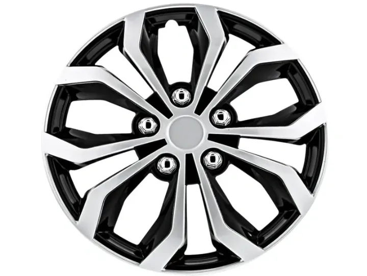 EMTC Wh553-16S-Bs Black/Silver 16 Inch Wheel Covers
